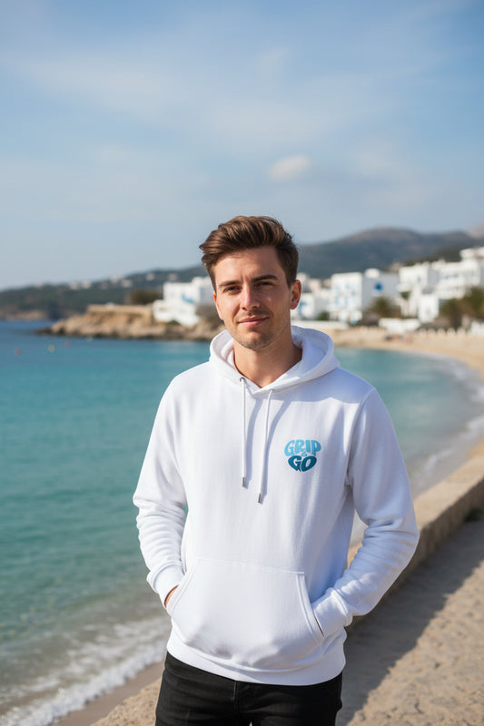 Pull à capuche (logo double) - Grip & Go / 100% confort, légère et qualité