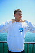 White Hoodie (simple logo) - Grip & Go