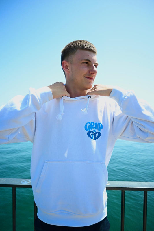 Pull a capuche (logo simple) - Grip & Go / 100% confort, légère et qualité