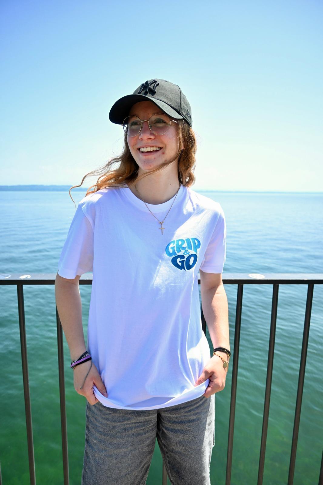T-shirt à manche court (logo double) - Grip & Go / 100% confort, légère et qualité