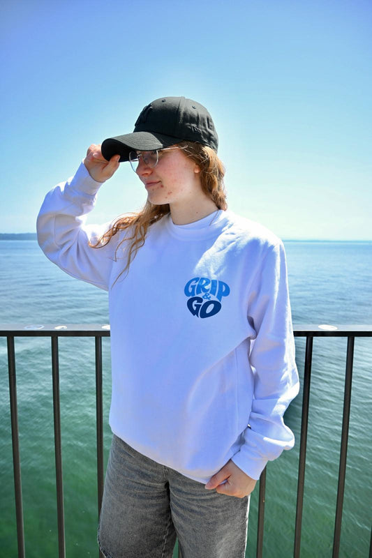 Pull sans capuche (logo double) - Grip & Go / 100% confort, légère et qualité