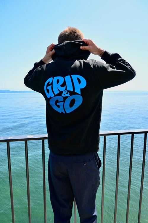 Gilet Noir Grip & Go | Logo Double